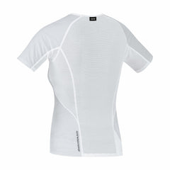 Womens M Womens WINDSTOPPER® Base Layer Shirt - Light Grey/White