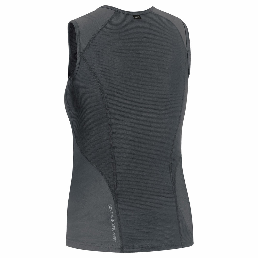 Womens M Womens WINDSTOPPER® Base Layer S/L Shirt - Black
