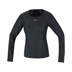 Womens M WINDSTOPPER® Base Layer Long Sleeve Shirt - Black