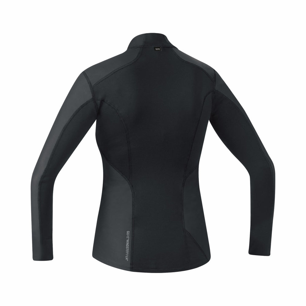 Womens M WINDSTOPPER® Base Layer Thermo Turtleneck - Black