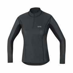 Womens M WINDSTOPPER® Base Layer Thermo Turtleneck - Black