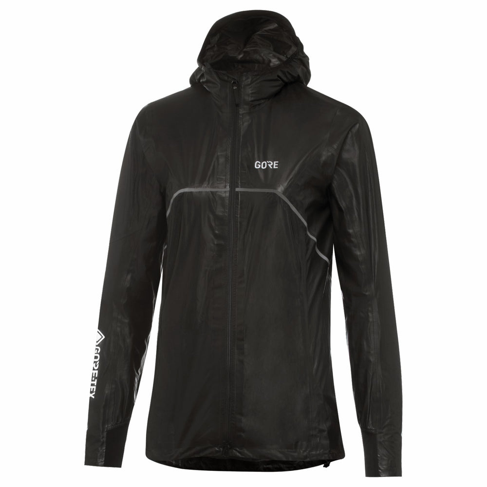 Womens R7 Womens GORE-TEX SHAKEDRY™ Trail Hooded Jacket - Black