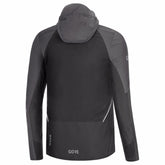 Mens R7 Partial GORE-TEX INFINIUM™ Hooded Jacket - Black/Terra Grey