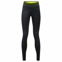 Womens R5 WINDSTOPPER® Tights - Black/Neon Yellow