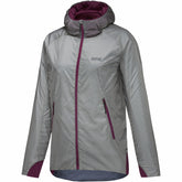 Womens R5 WINDSTOPPER® Insulated Jacket - Lab Gray/Process Purple