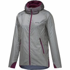 Womens R5 WINDSTOPPER® Insulated Jacket - Lab Gray/Process Purple