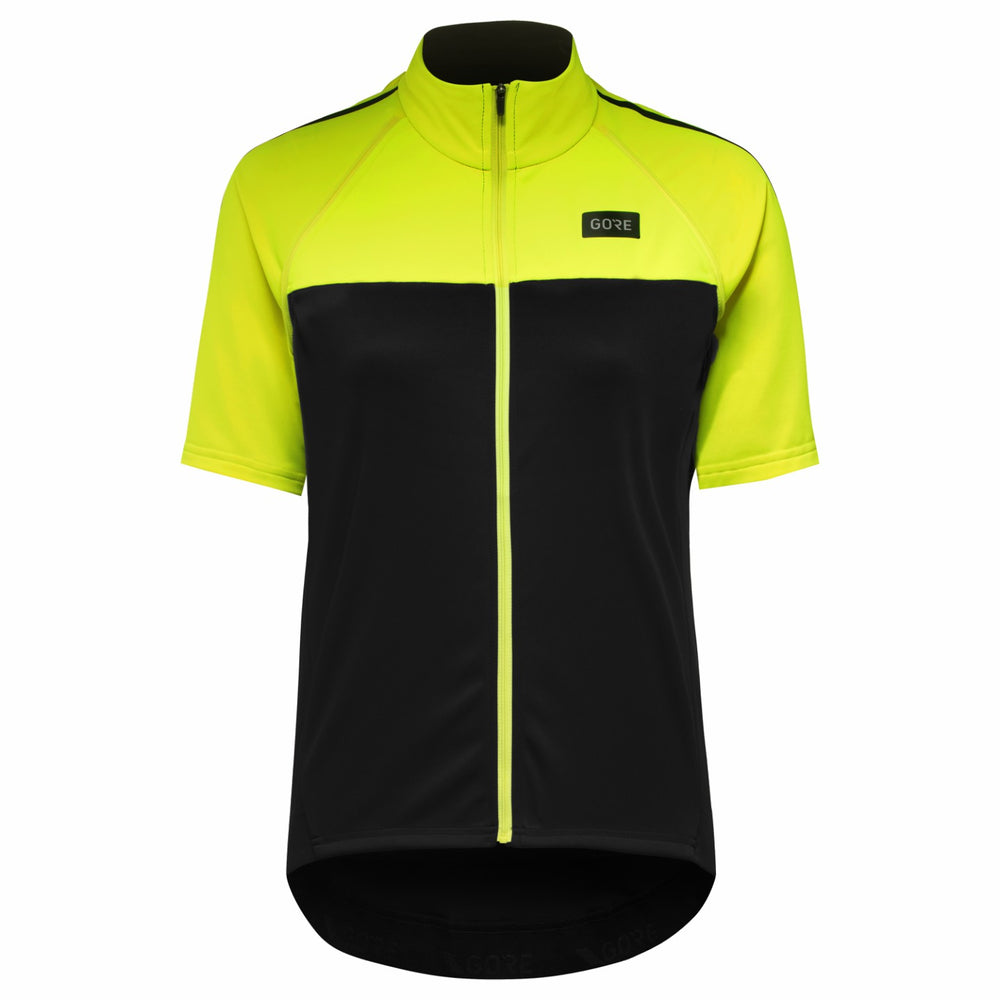 Womens Phantom WINDSTOPPER® Jacket - Black/Neon Yellow