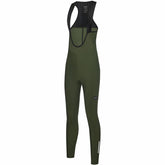 Womens Progress Thermo Bib Tights+ - Utility Green