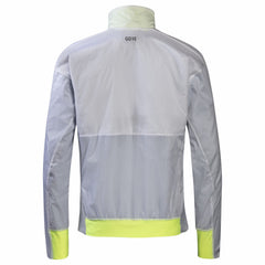 Mens Drive WINDSTOPPER® Jacket - White/Neon Yellow