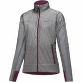 Womens Drive WINDSTOPPER® Jacket - Lab Gray/Process Purple