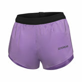 Womens CONCURVE Split Shorts - Scrub Purple