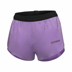 Womens CONCURVE Split Shorts - Scrub Purple