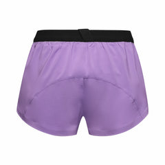 Womens CONCURVE Split Shorts - Scrub Purple