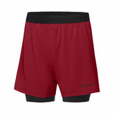 Mens CONCURVE 5” 2in1 Shorts - Utility Red/Black