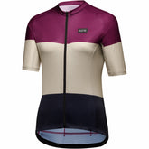 Womens Spirit Stripes Jersey - Process Purple/Tech Beige