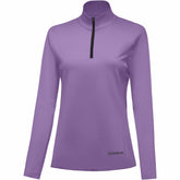 Womens Everyday Mid 1/4 Zip - Scrub Purple