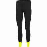 Mens CONCURVE Thermo Tights - Black/Neon Yellow
