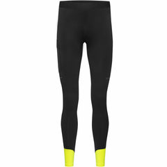 Mens CONCURVE Thermo Tights - Black/Neon Yellow