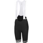 Womens SWIFTRIDE Optical Bib Shorts - Black