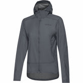 Womens FERNFLOW Hooded Windbreaker - Lab Graphite
