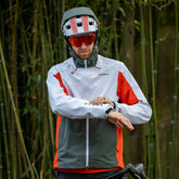 Mens Dustin Klein x Endure GORE-TEX Jacket - White/Urban Grey