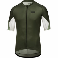 Mens Spirit Triangles Jersey - Utility Green/White