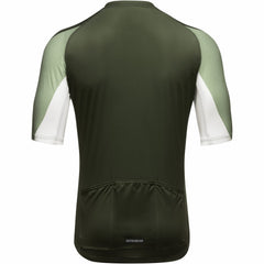 Mens Spirit Triangles Jersey - Utility Green/White