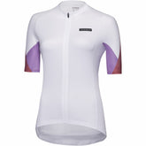 Womens Spirit Triangles Jersey - White/Lab Red