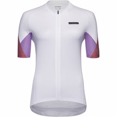 Womens Spirit Triangles Jersey - White/Lab Red