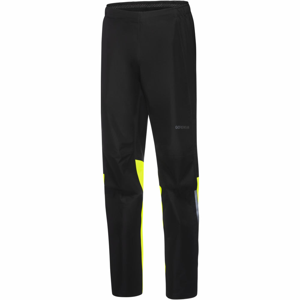 Mens GLIDEWHEEL GORE-TEX Pants - Black/Neon Yellow