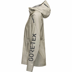 Womens CONCURVE LE4 GORE-TEX Jacket Sleeve Logo - Tech Beige