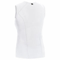 Womens M Womens Base Layer Sleeveless Shirt - White
