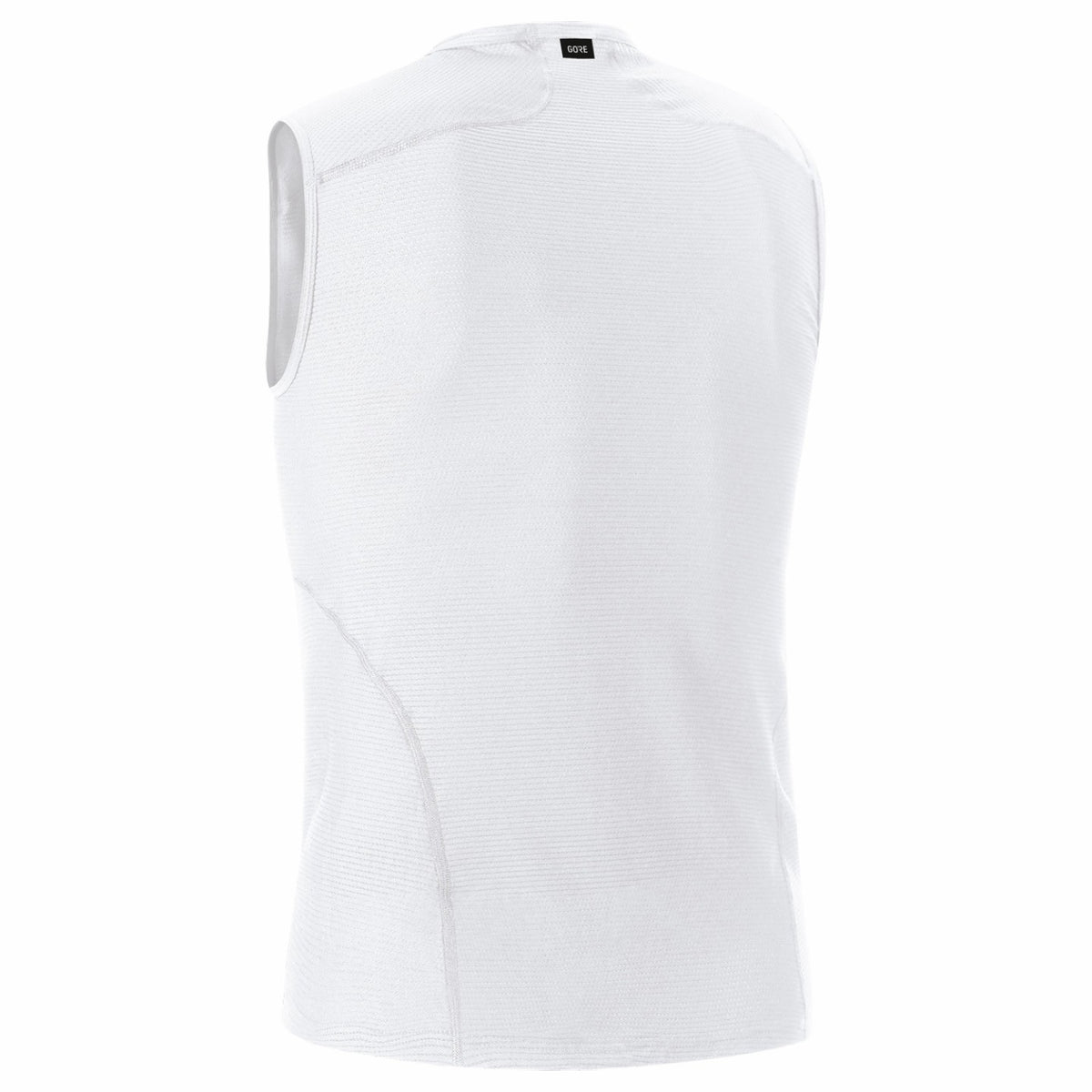 Mens M Base Layer Sleeveless Shirt - White