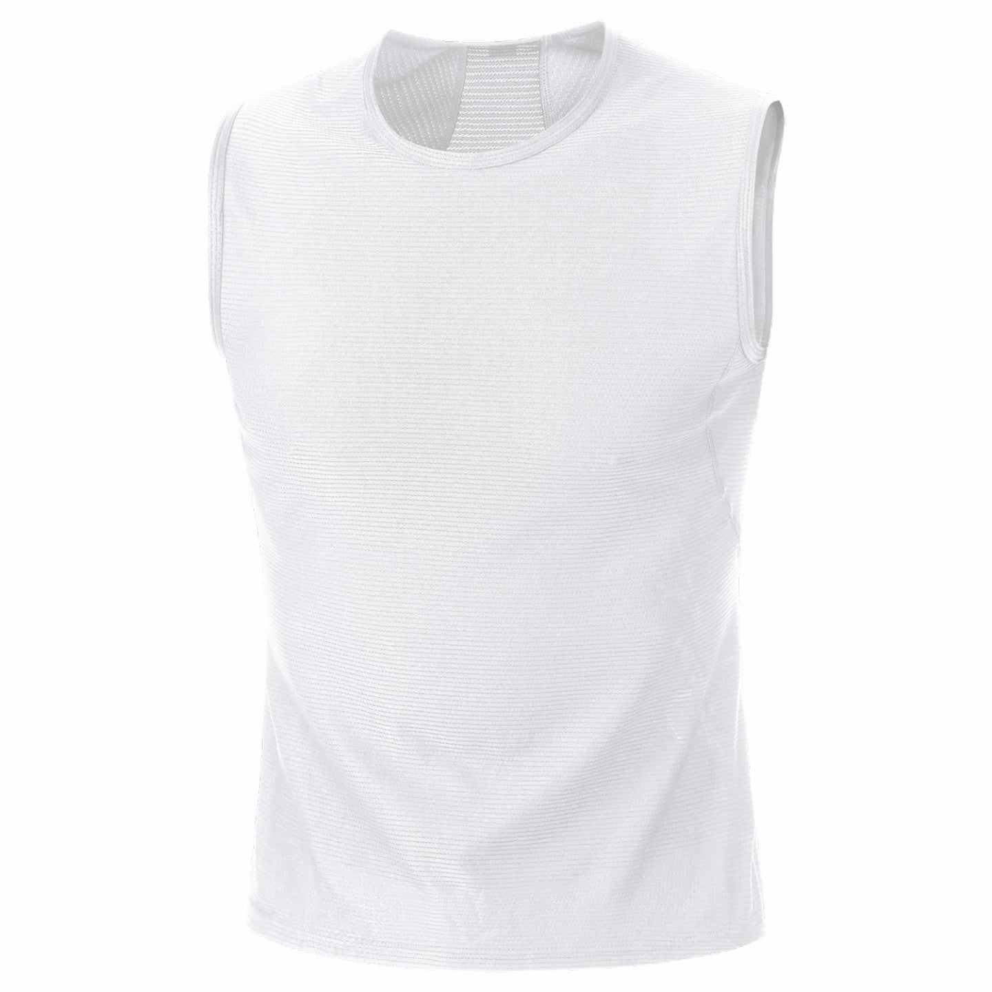 Mens M Base Layer Sleeveless Shirt - White