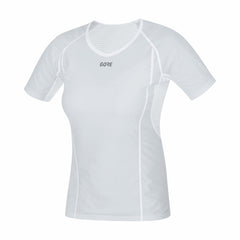 Womens M Womens WINDSTOPPER® Base Layer Shirt - Light Grey/White