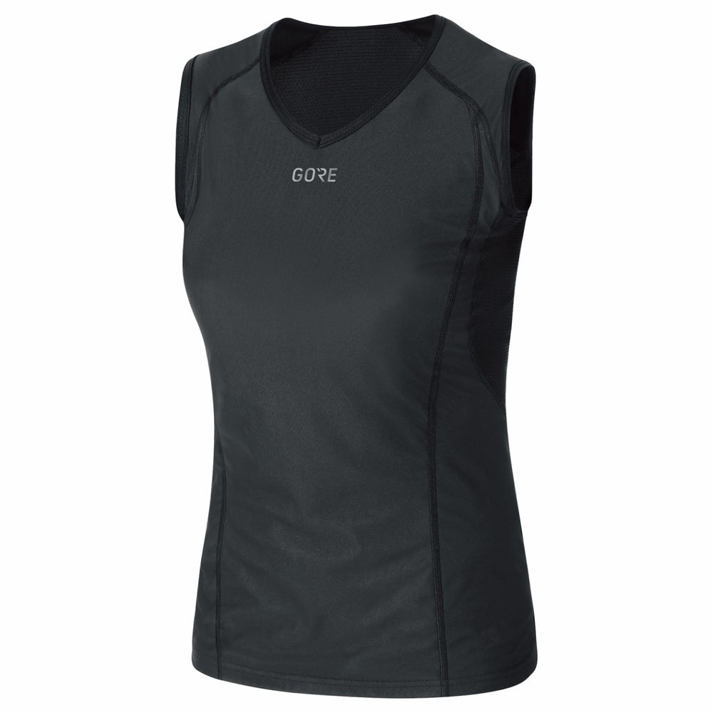 Womens M Womens WINDSTOPPER® Base Layer S/L Shirt - Black