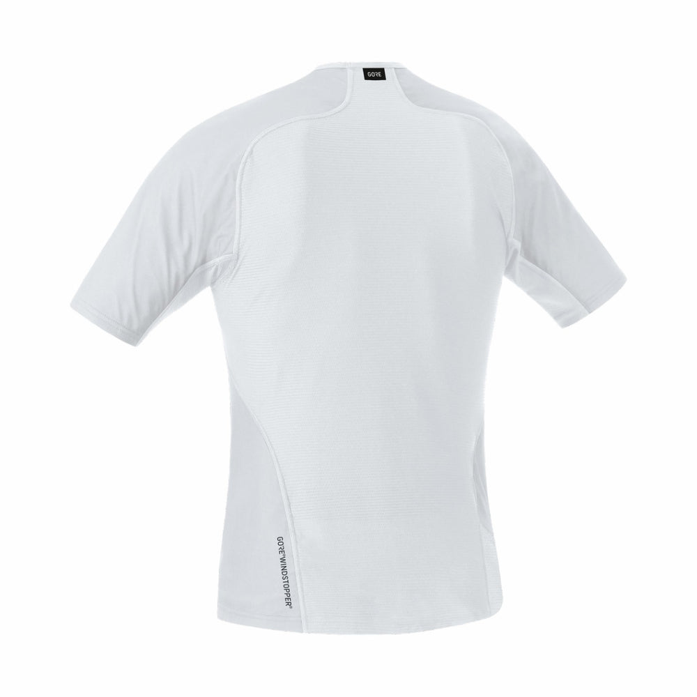 Mens M WINDSTOPPER® Base Layer Shirt - Light Grey/White
