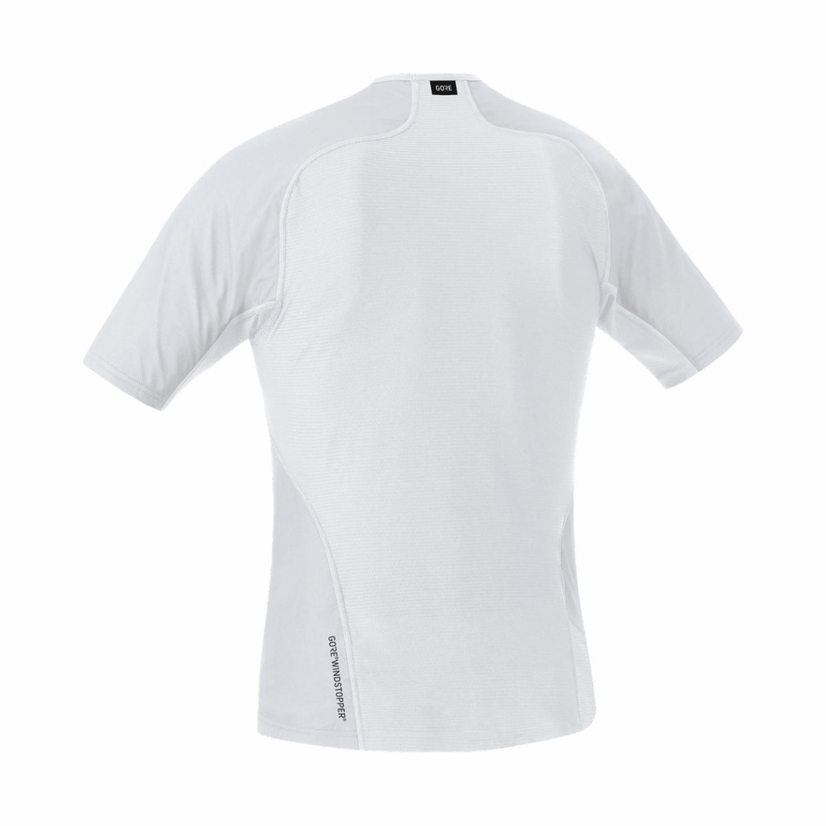 Mens M WINDSTOPPER® Base Layer Shirt - Light Grey/White