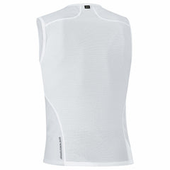Mens M WINDSTOPPER® Base Layer Sleeveless Shirt - Light Grey/White