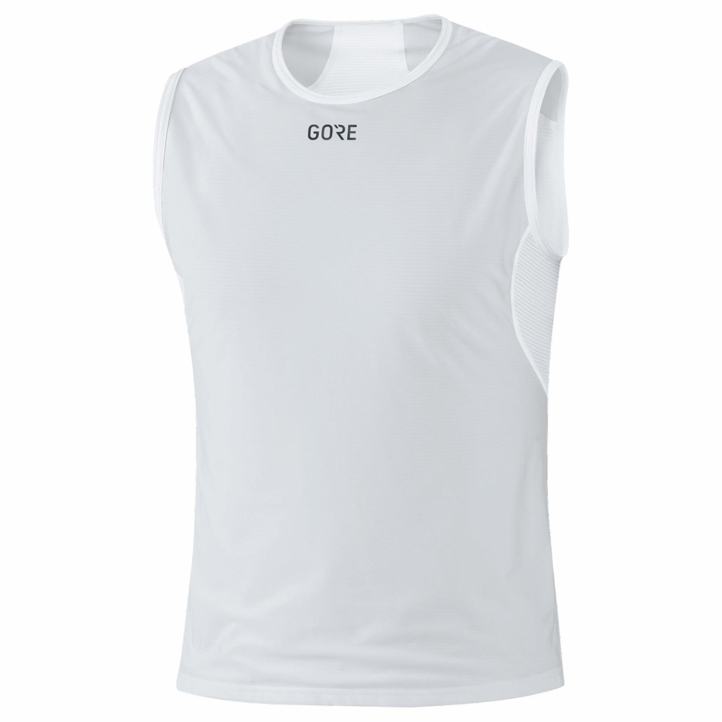 Mens M WINDSTOPPER® Base Layer Sleeveless Shirt - Light Grey/White