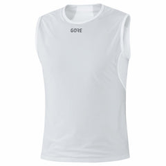 Mens M WINDSTOPPER® Base Layer Sleeveless Shirt - Light Grey/White