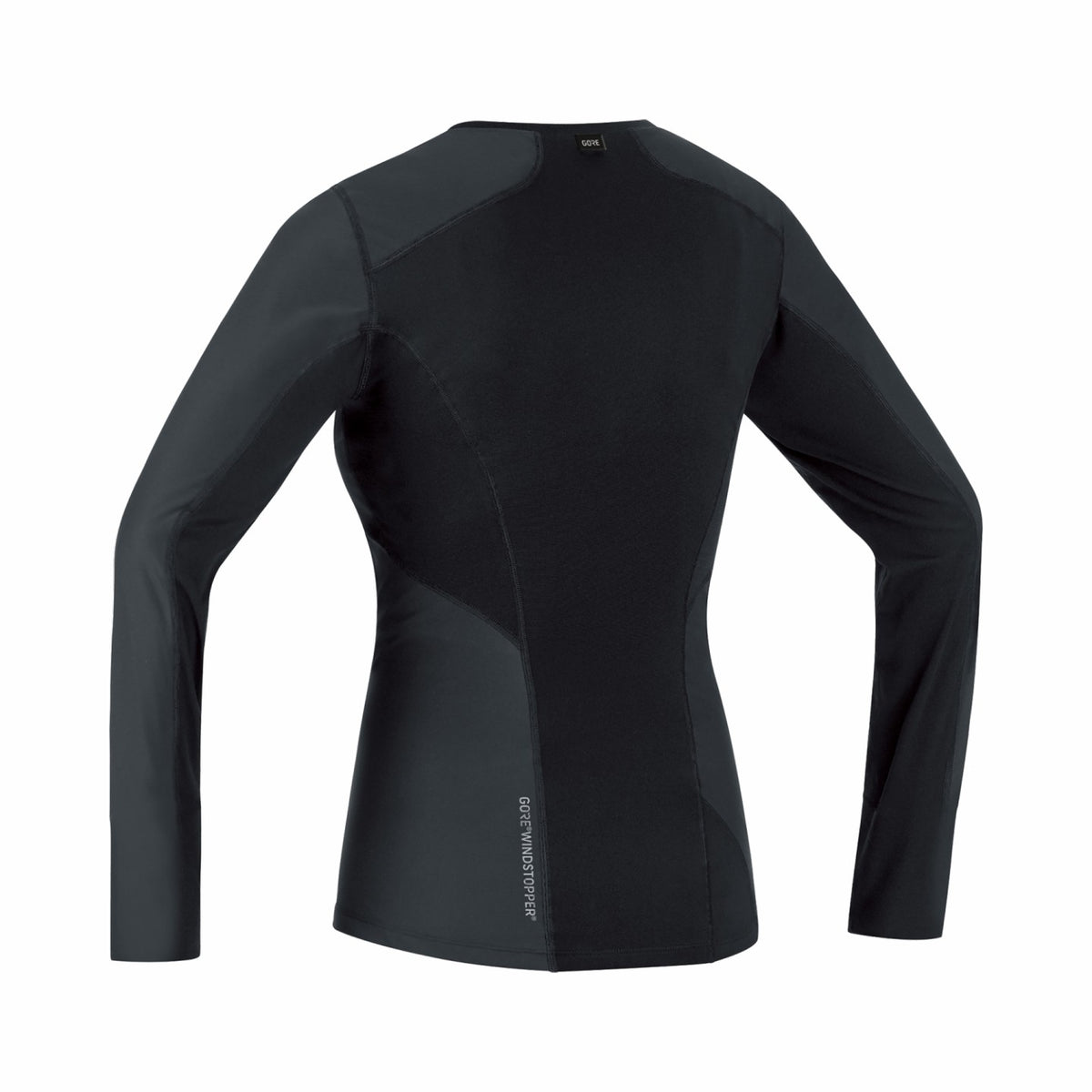 Womens M WINDSTOPPER® Base Layer Long Sleeve Shirt - Black