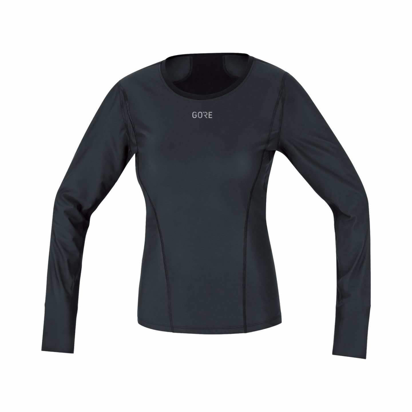 Womens M WINDSTOPPER® Base Layer Long Sleeve Shirt - Black