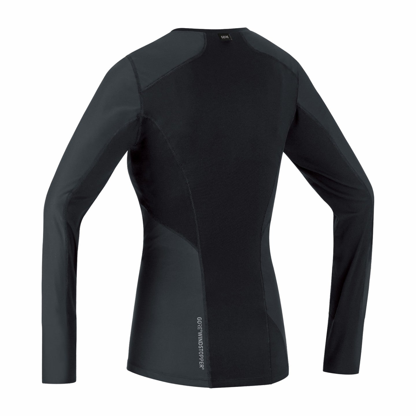 Womens M WINDSTOPPER® Base Layer Thermo Long Sleeve Shirt - Black