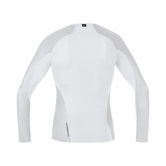 Mens M WINDSTOPPER® Base Layer Long Sleeve Shirt - Light Grey/White