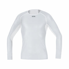 Mens M WINDSTOPPER® Base Layer Long Sleeve Shirt - Light Grey/White