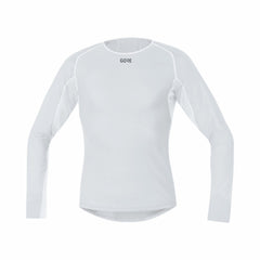 Mens M WINDSTOPPER® Base Layer Thermo Long Sleeve Shirt - Light Grey/White