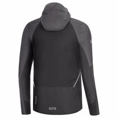 Mens R7 Partial GORE-TEX INFINIUM™ Hooded Jacket - Black/Terra Grey
