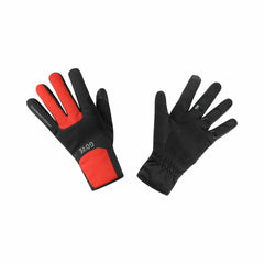 Men/Womens M WINDSTOPPER® Thermo Gloves - Black/Fireball