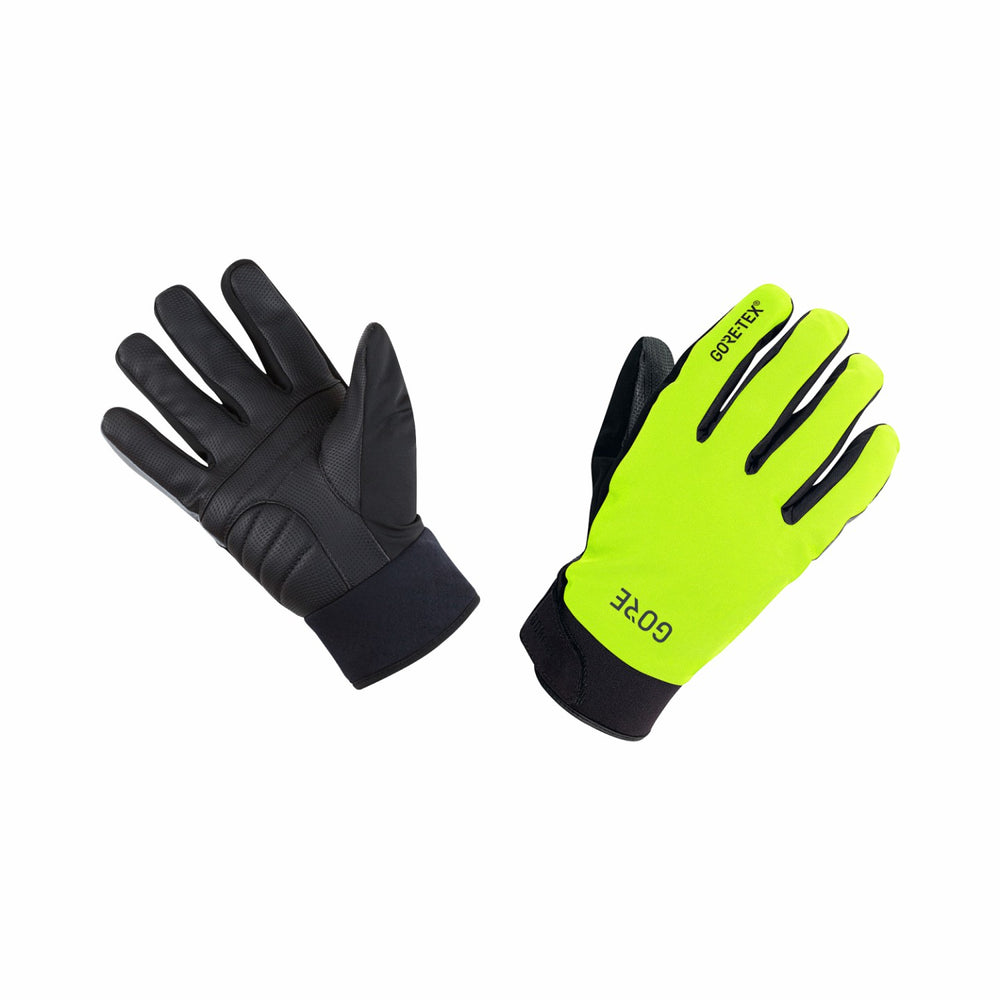 Men/Womens C5 GORE-TEX Thermo Gloves - Neon Yellow/Black